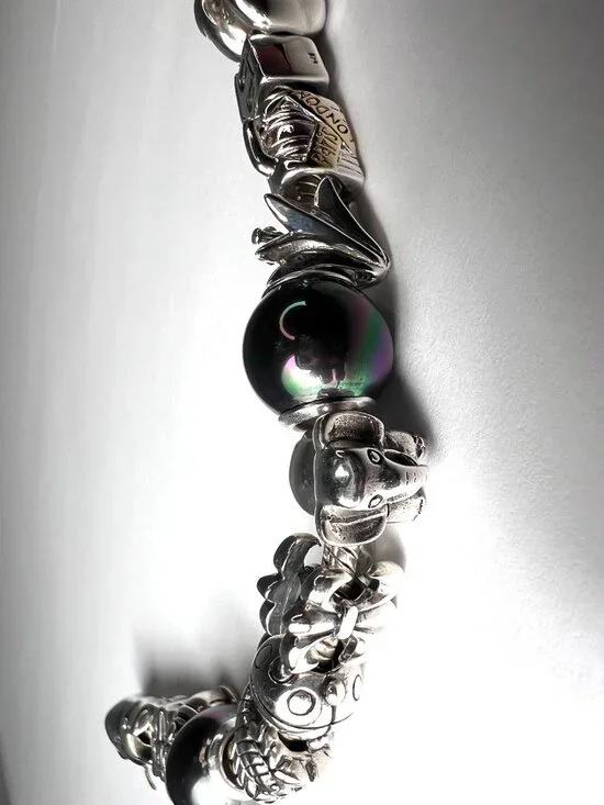 Genuine 925 Sterling Silver Charm Bracelet-Fully Loaded Animal & Home Themes - Picture 7 of 12